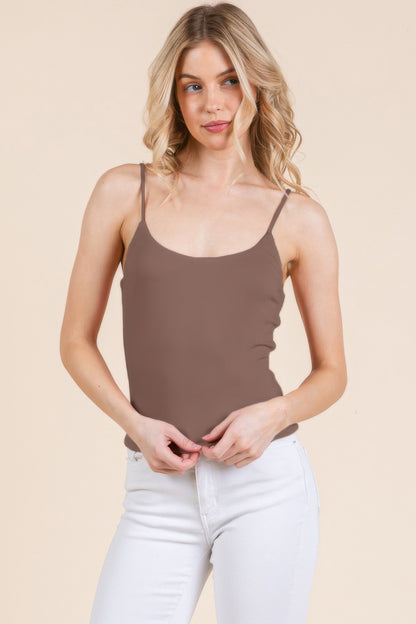 Basic Double Layers Fitted Cami Top