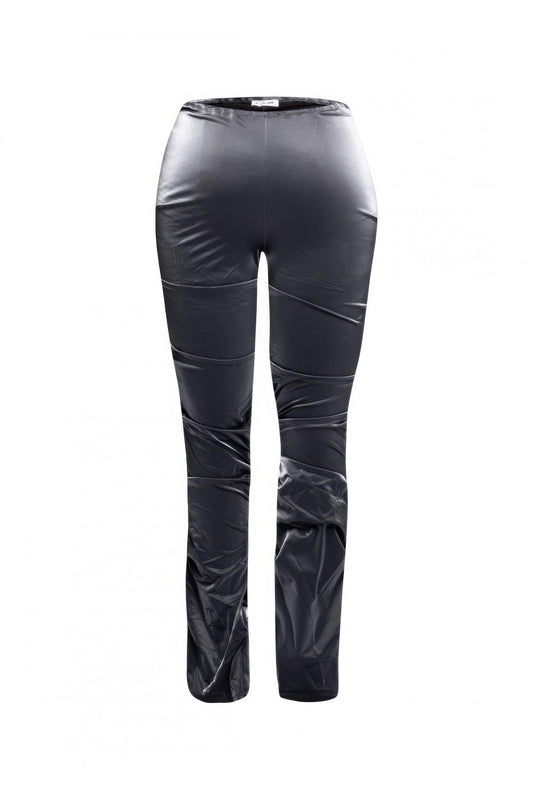 Velvet Pu Ruched Pants