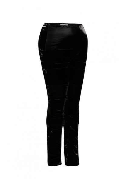 Velvet Pu Ruched Pants