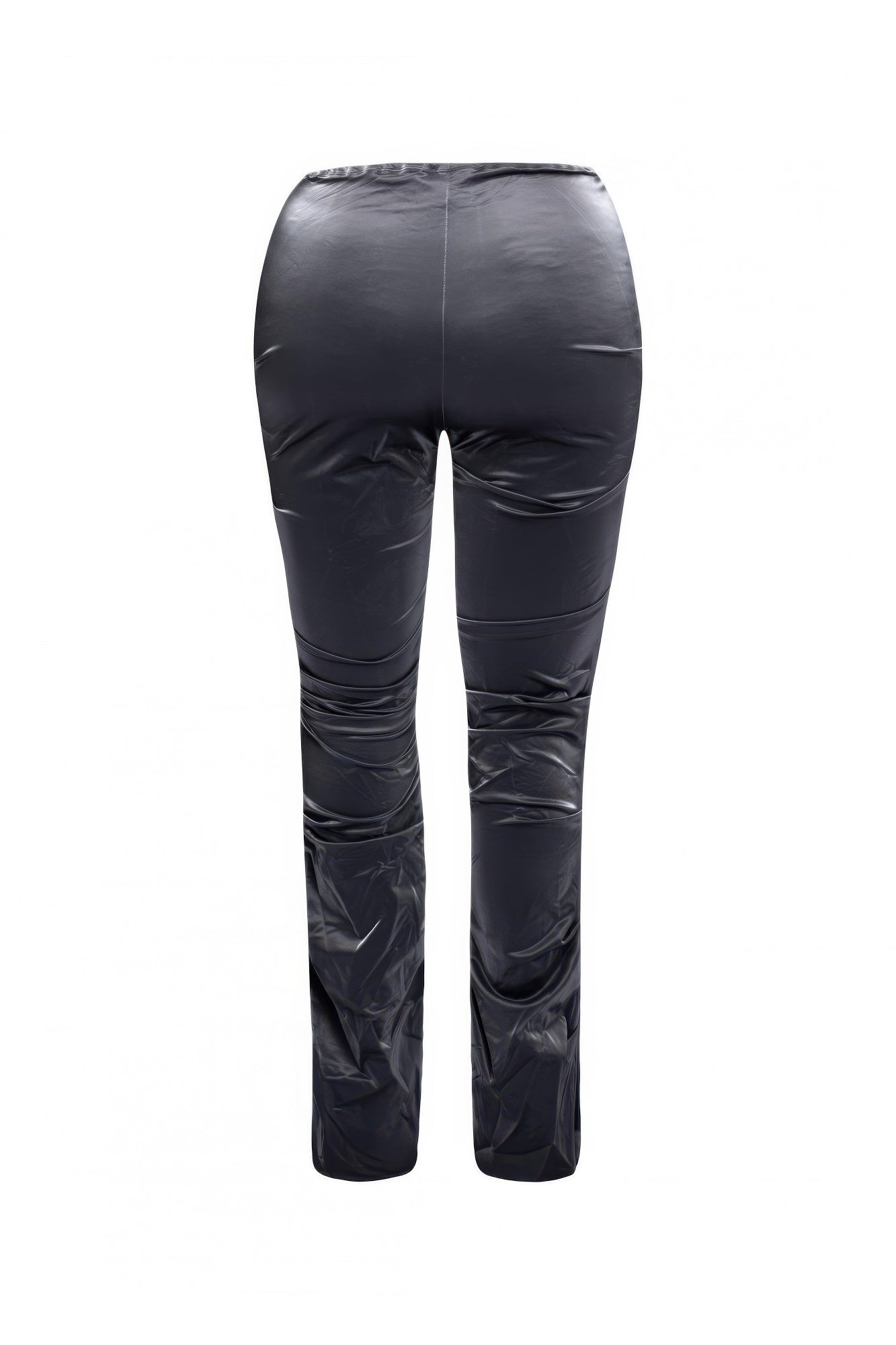 Velvet Pu Ruched Pants