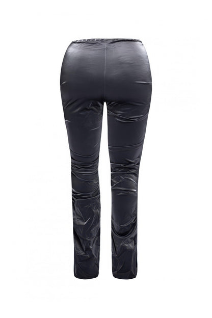 Velvet Pu Ruched Pants