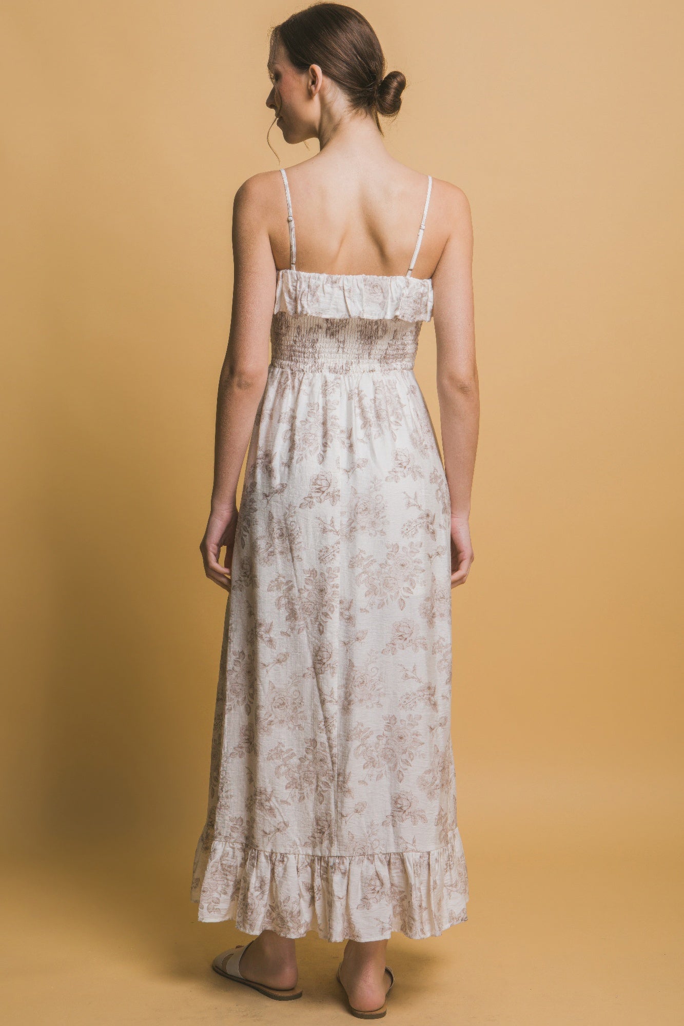 Smocked Floral Maxi Dress