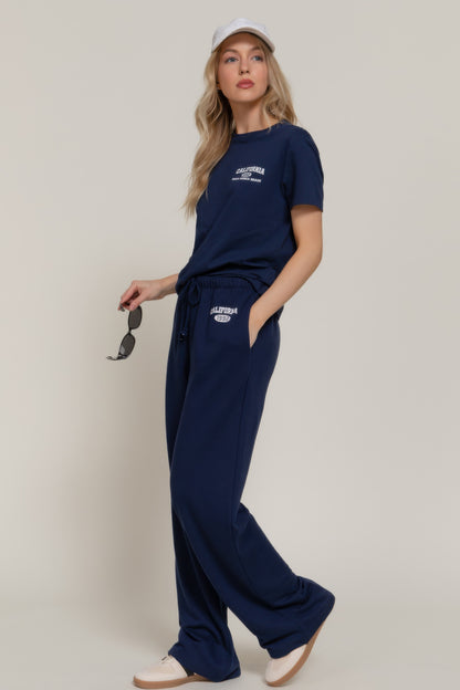 Waistband Print Detail Sweatpants    