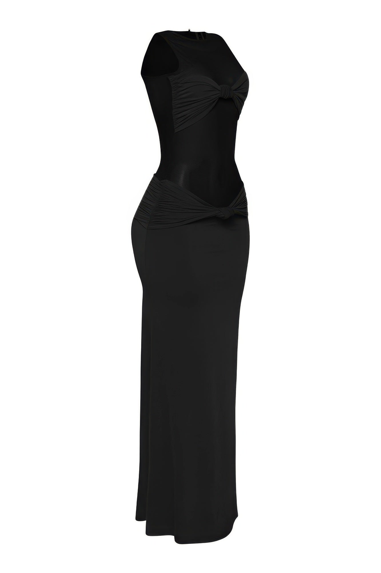 Mesh Contrast Rube Maxi Dress         