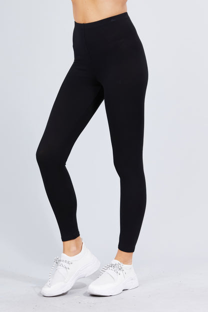 Cotton Spandex Leggings           