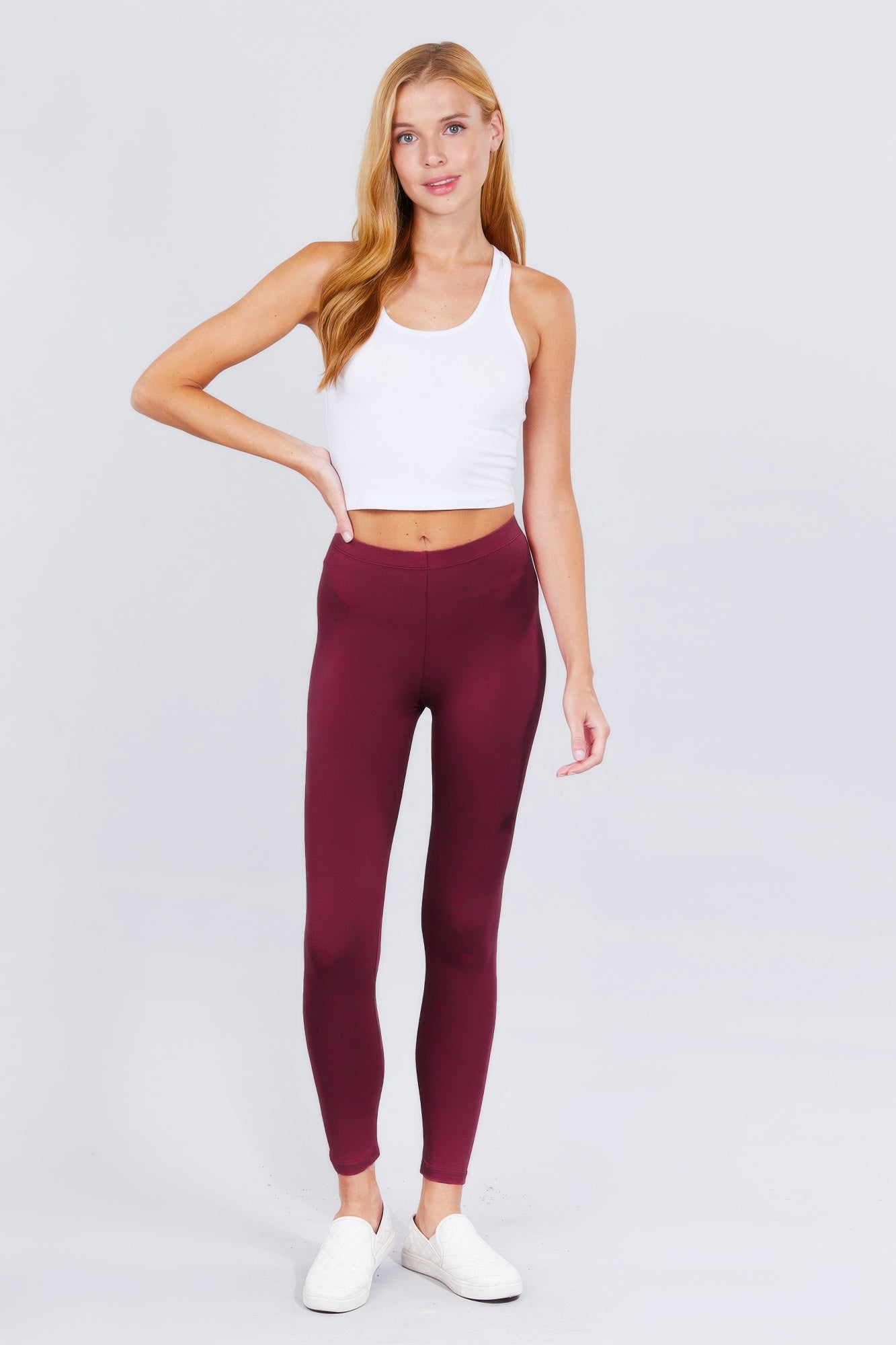 Cotton Spandex Leggings           