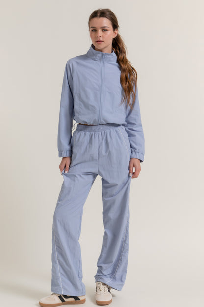 Long Slv Crop Activewear Anorak Jacket         