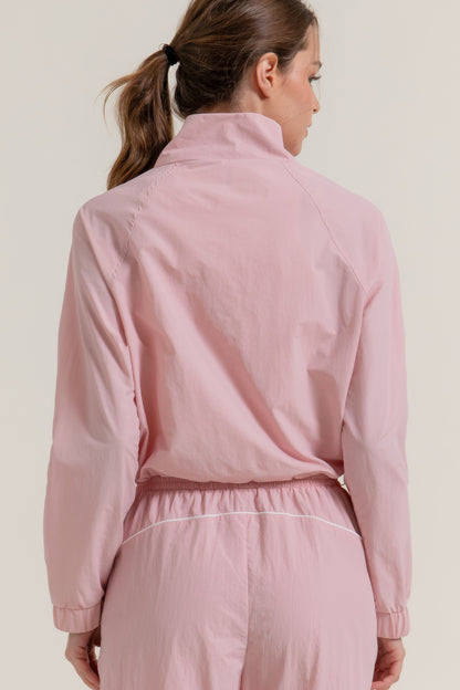 Long Slv Crop Activewear Anorak Jacket         