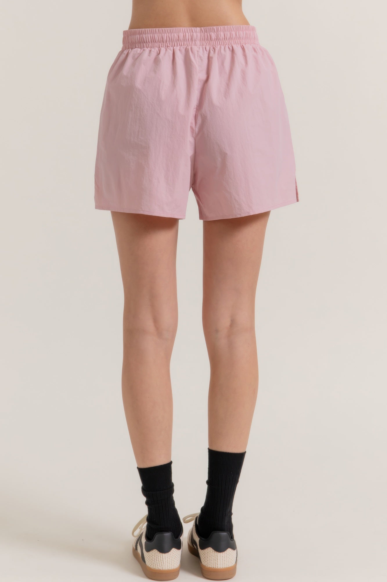 Anorak Side Slit Workout Shorts       