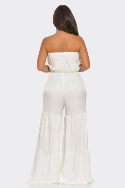 Jumpsuit Ruffle Hem         