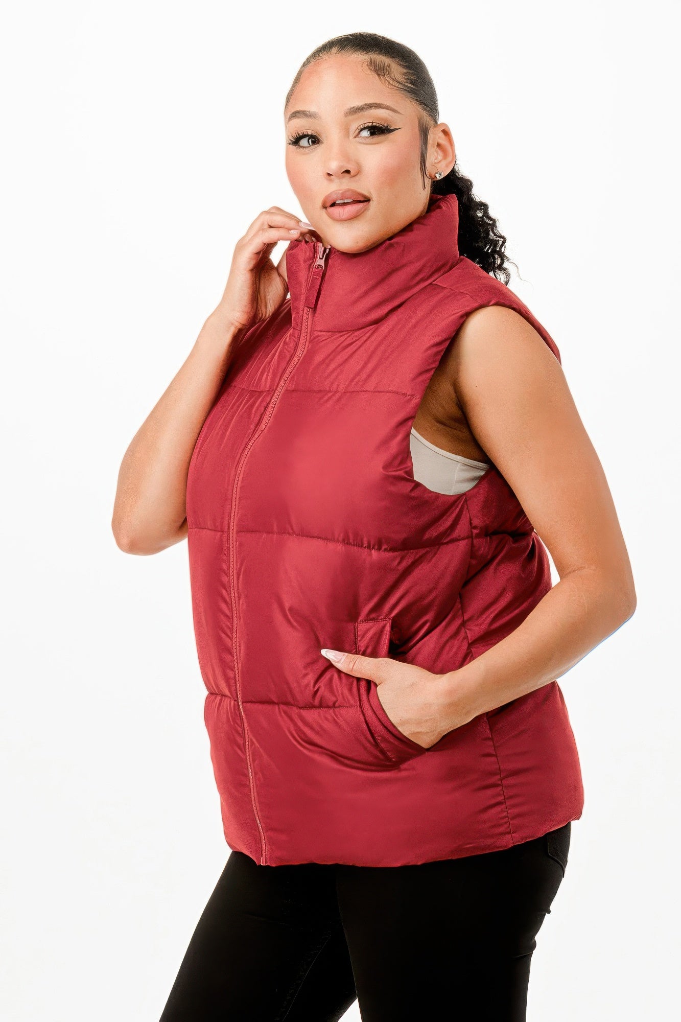 Oversized Puffer Vest       