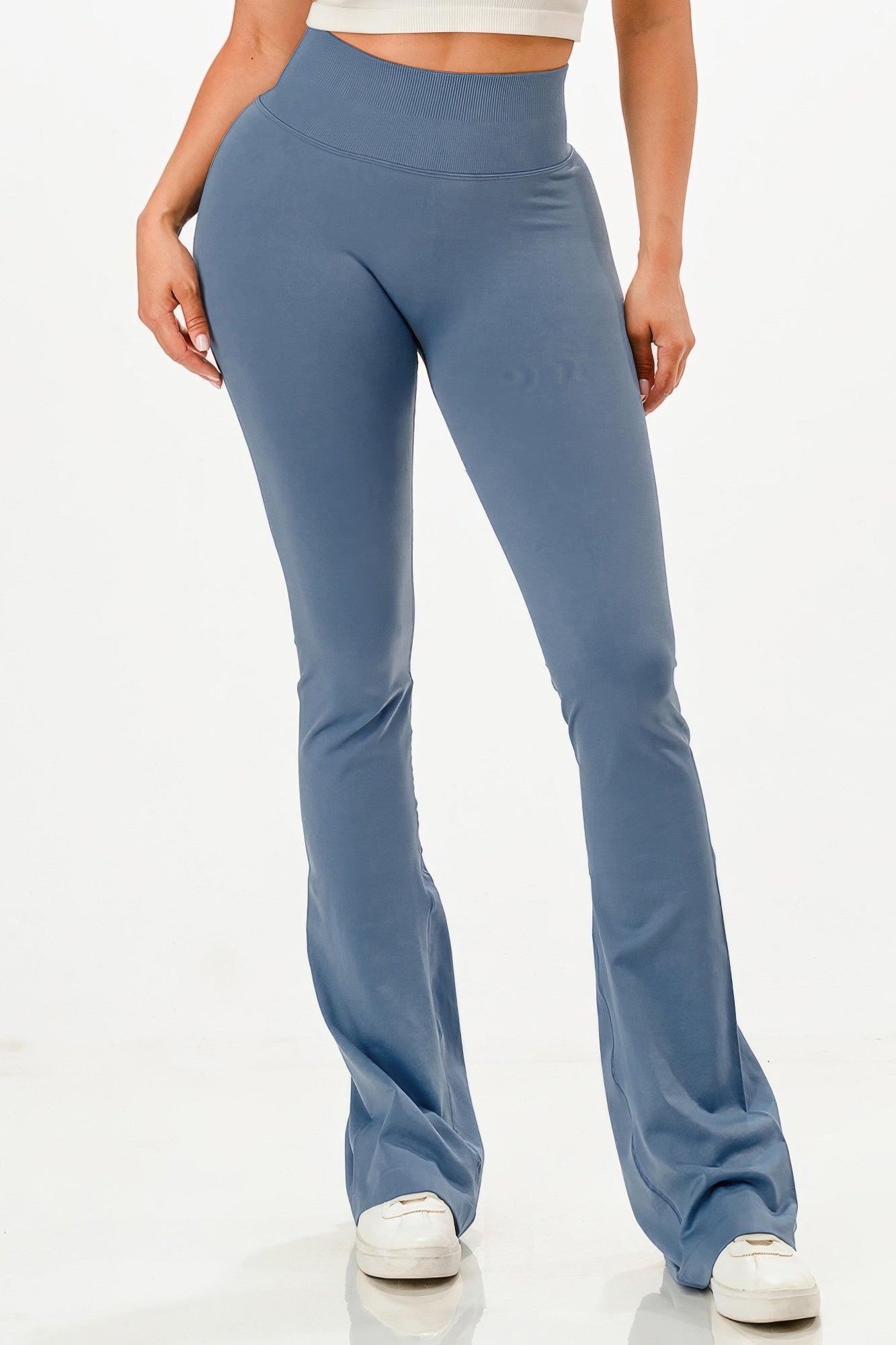 Premium Seamless Bell Bottom Work Out Flare Pants        
