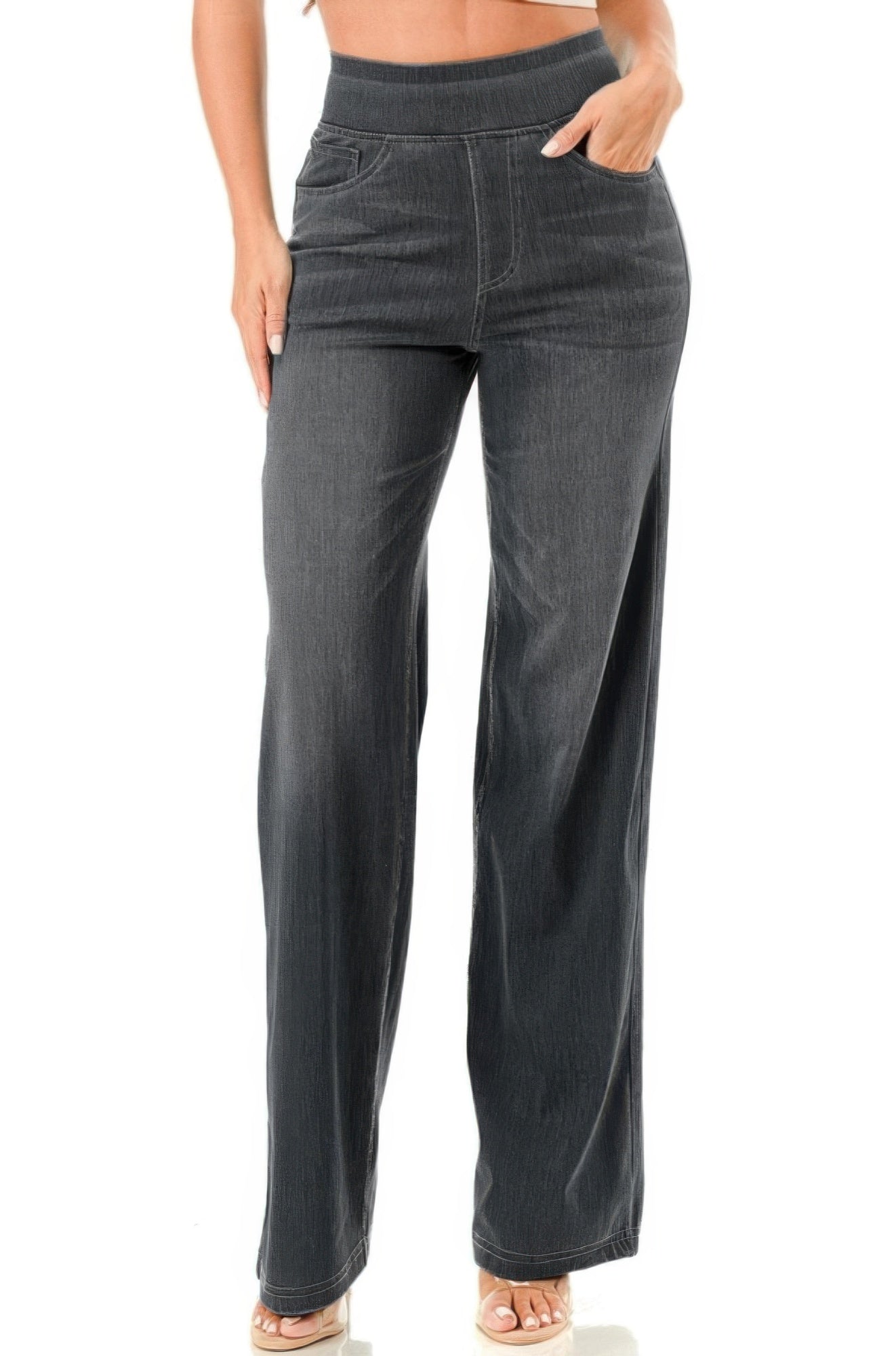 Ultra Soft Flare Baggy Jeans            