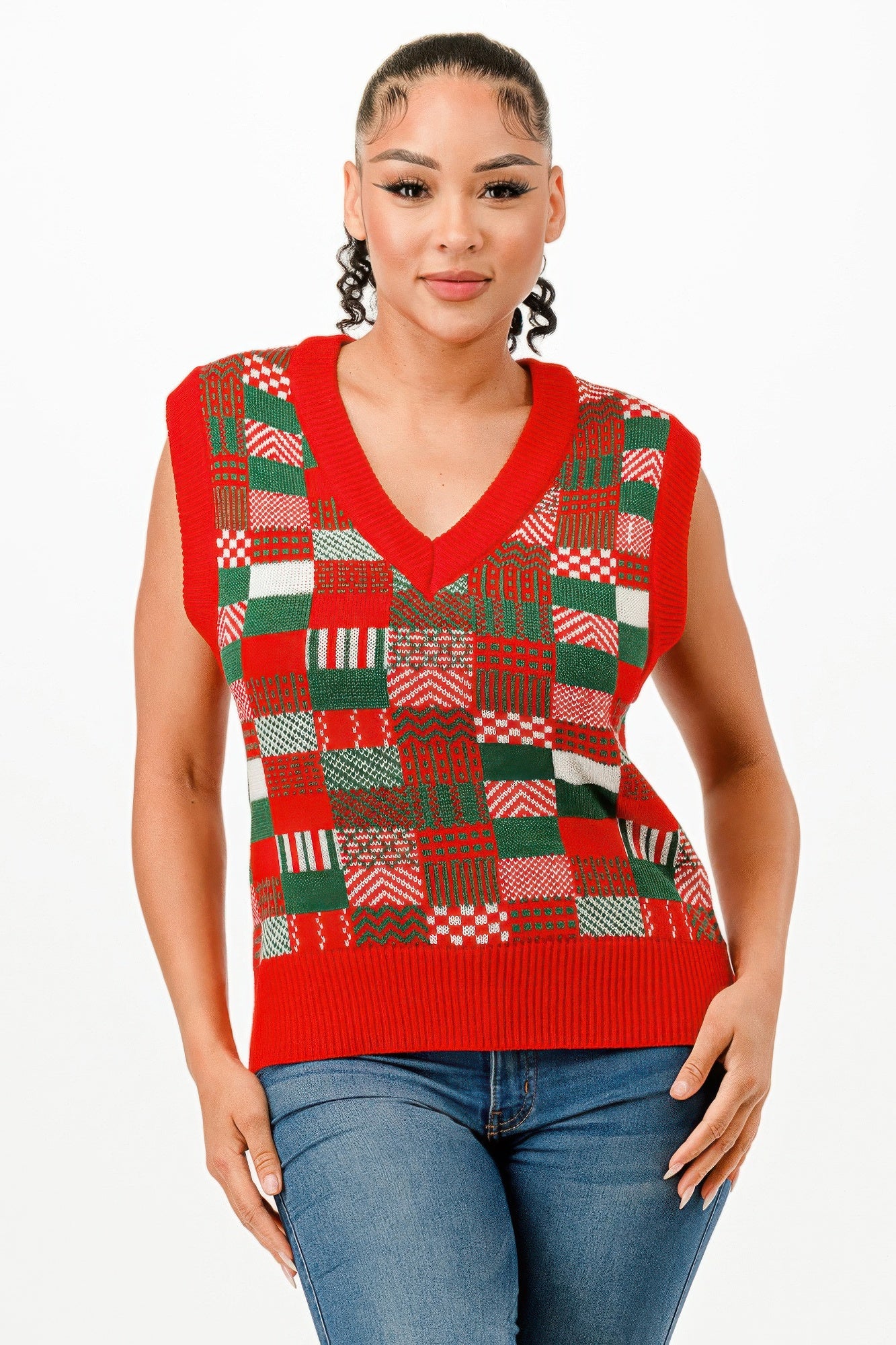 Christmas Vest Sweater       