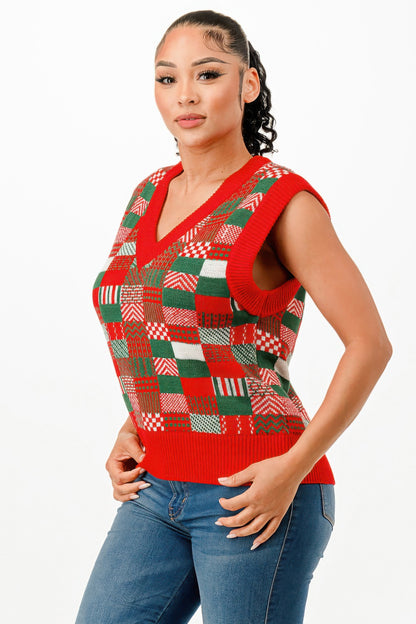 Christmas Vest Sweater       