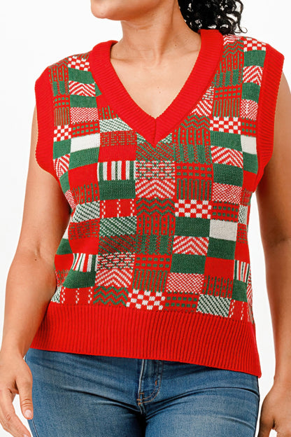 Christmas Vest Sweater       