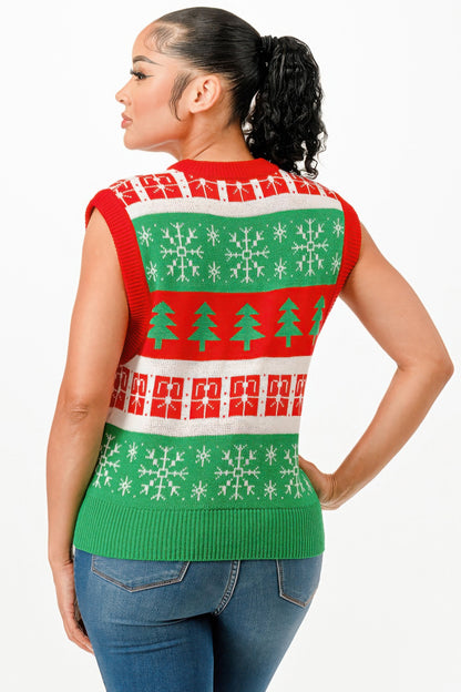 Christmas Vest Sweater       