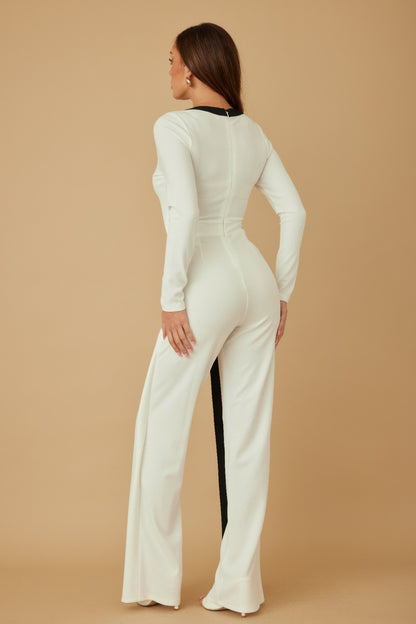 Mirror Stone Long Layer Jumpsuit