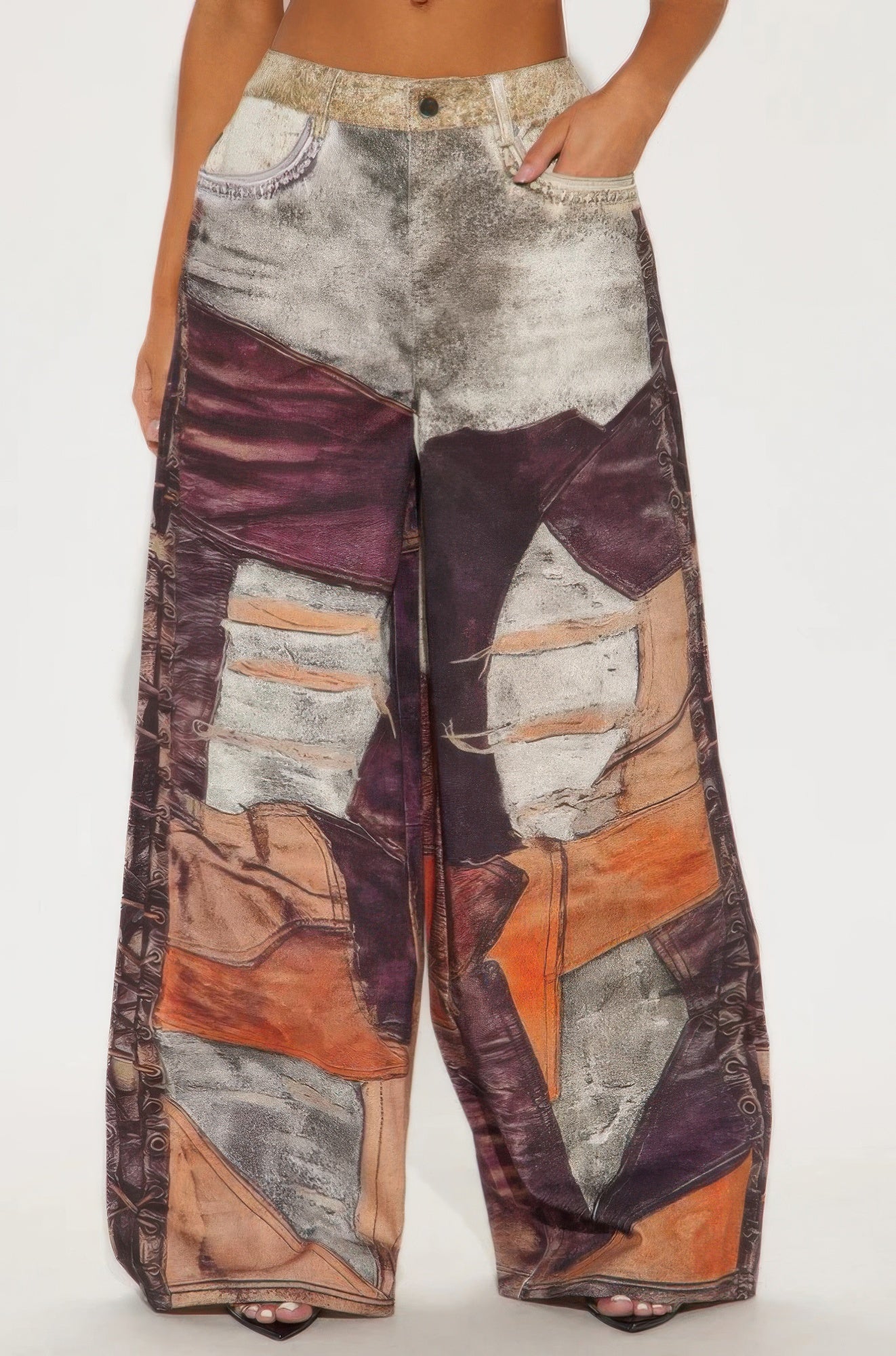 Fabric Printed Pants