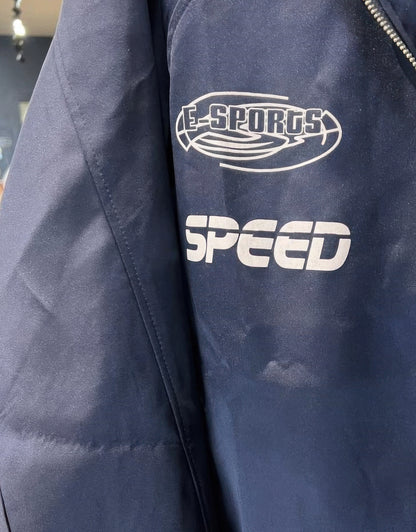 Collared Zipper Down Jacket        