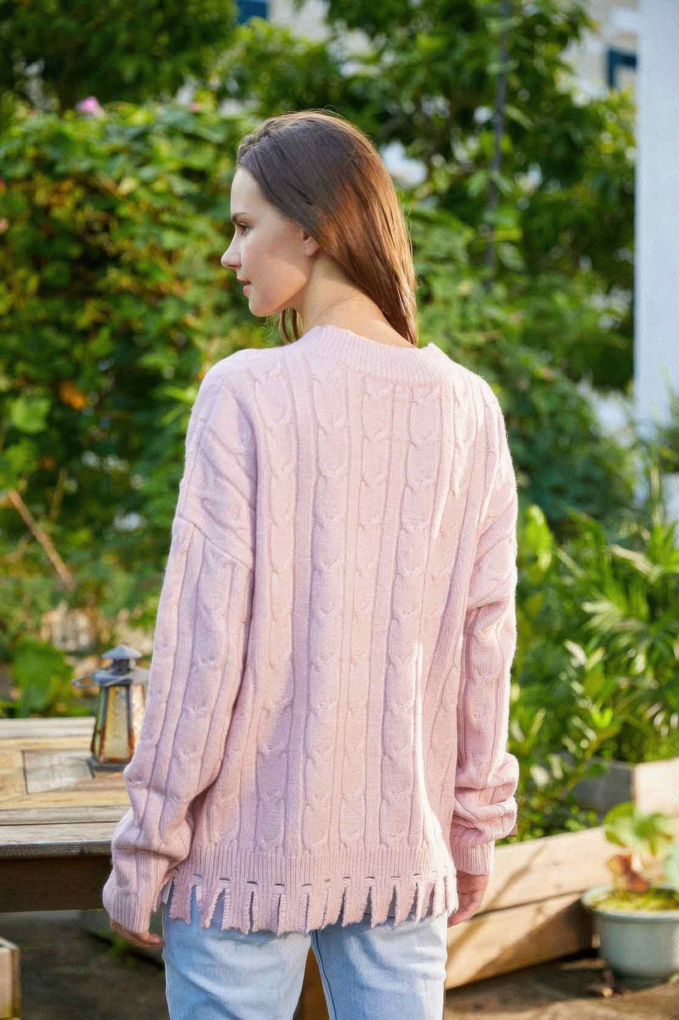 Solid Knit Sweater         
