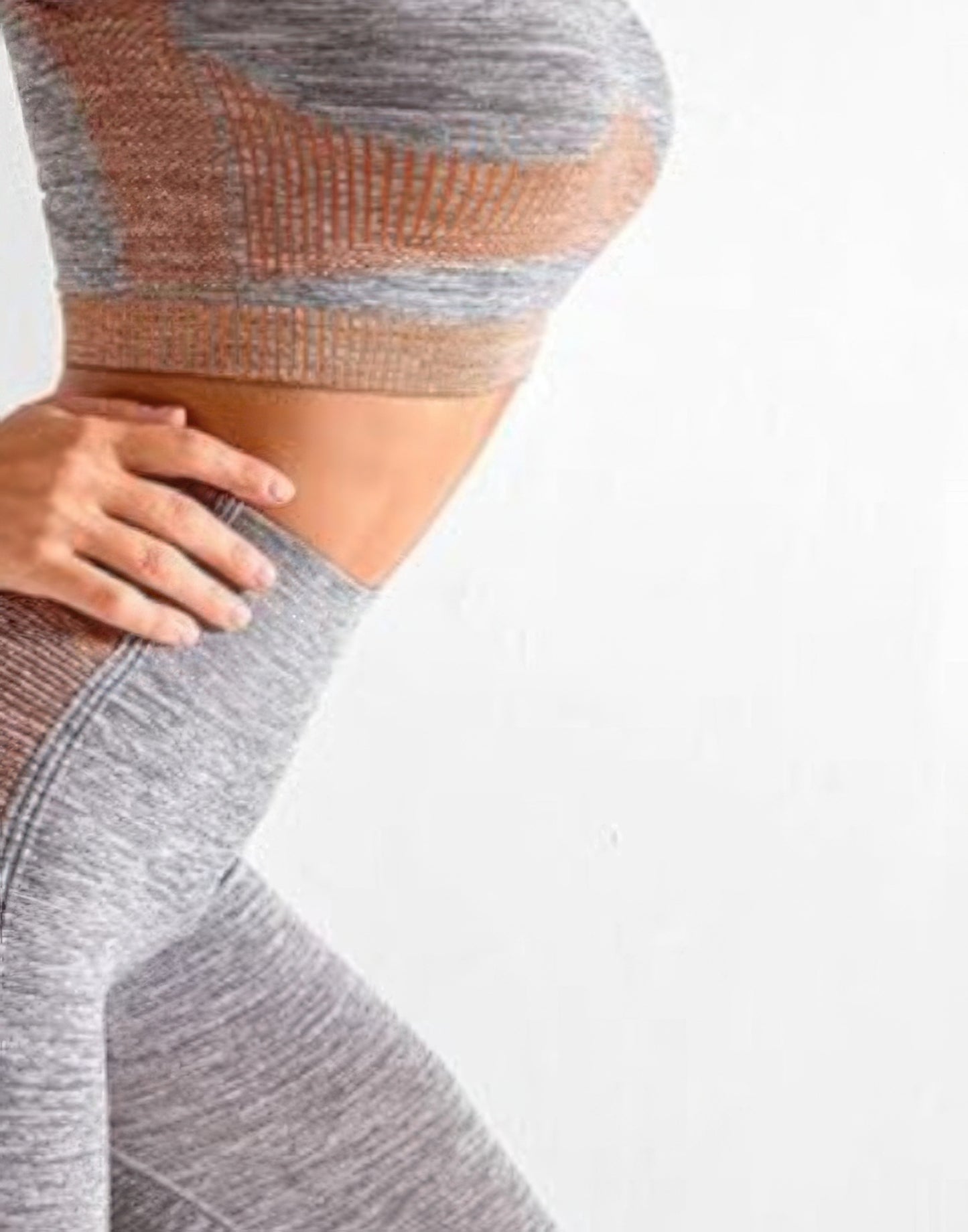 Stripe Seamless Yoga Set      