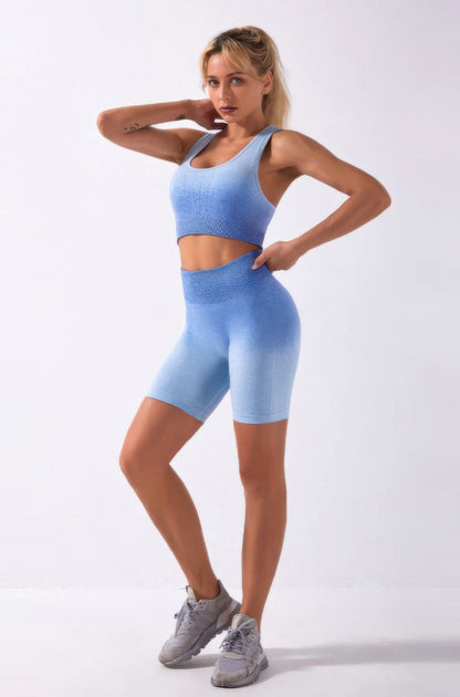 Ombre Seamless Two Piece Set        