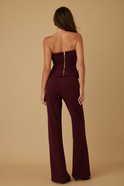 Scrunched Golden Stone Strapless Sets        