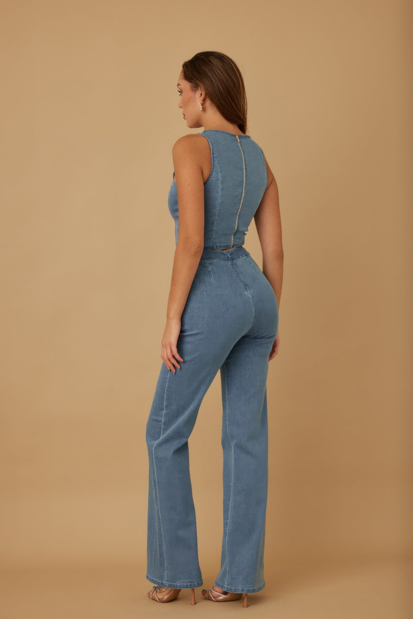 Crop Vest Casual Sets         