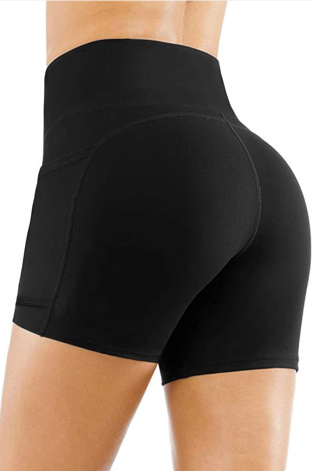 Sports Yoga Shorts With Pockets          