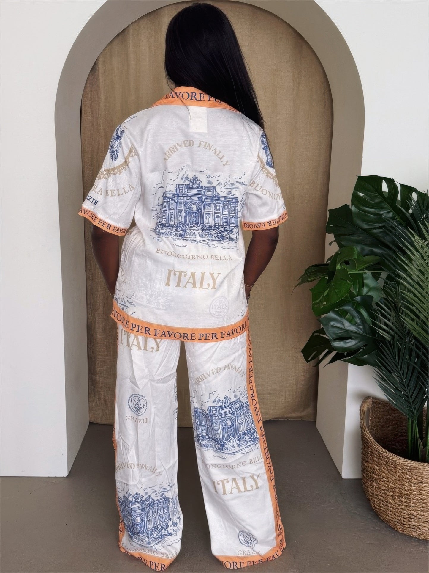 Italian Escape Two-piece Set - Resort Chic      