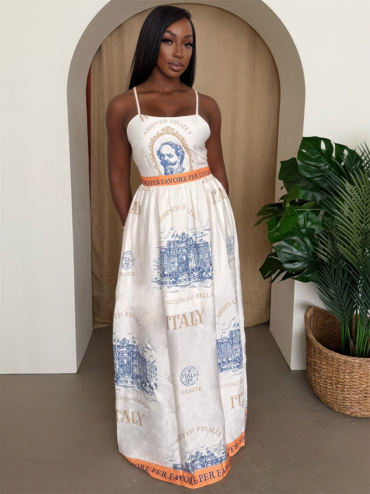 Italian Escape Maxi Dress        