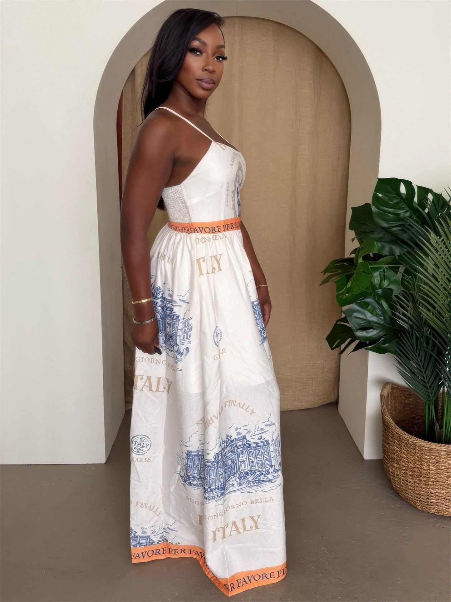 Italian Escape Maxi Dress        