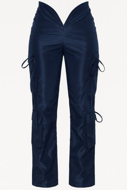 V Cut Cargo Pants          