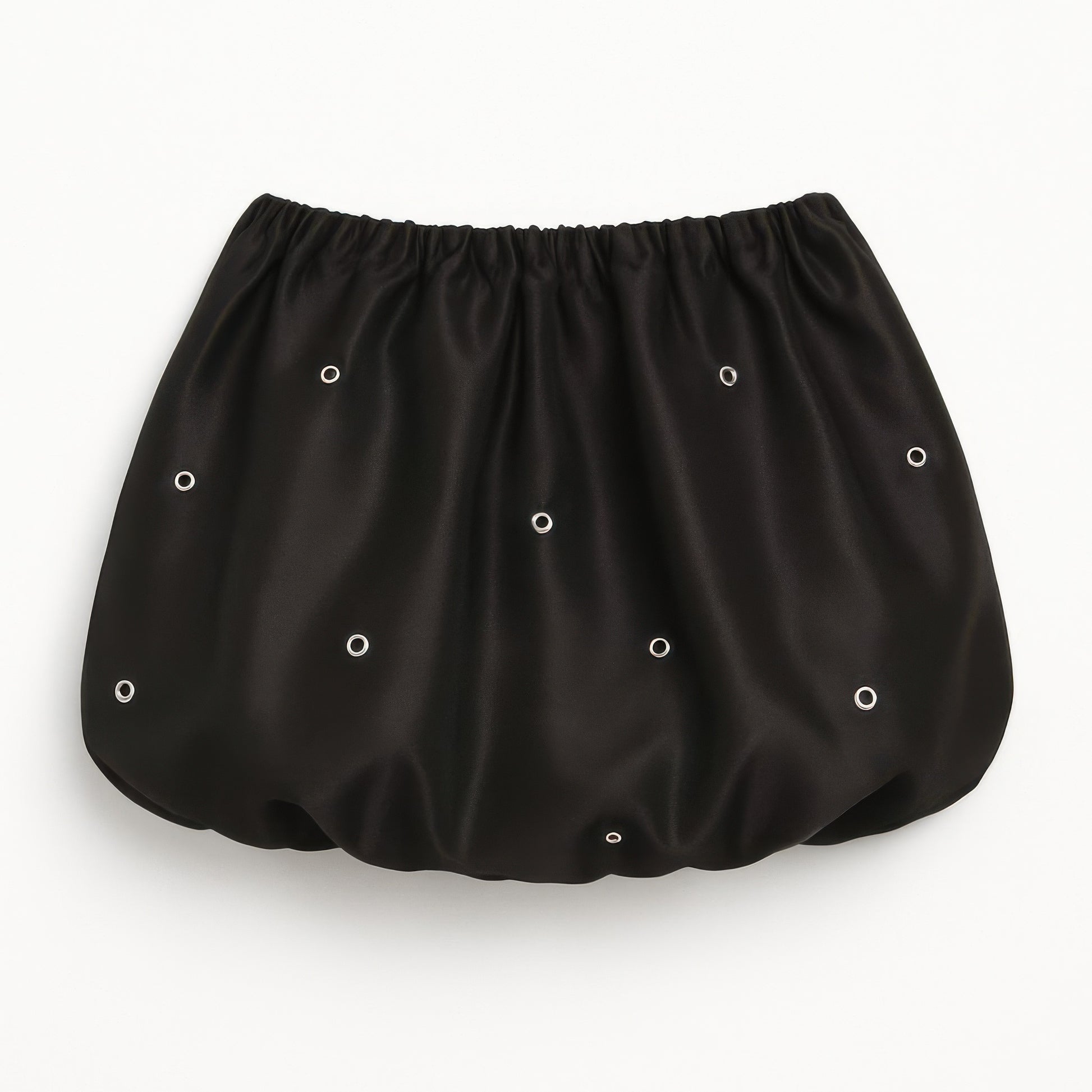 Bubble Lace Up Mini Skirt      