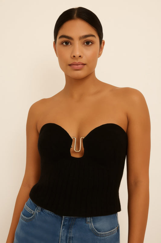 Knit Tube Top    