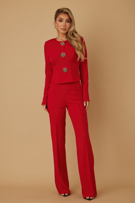 Elegant Outwear Two Piece Sets           