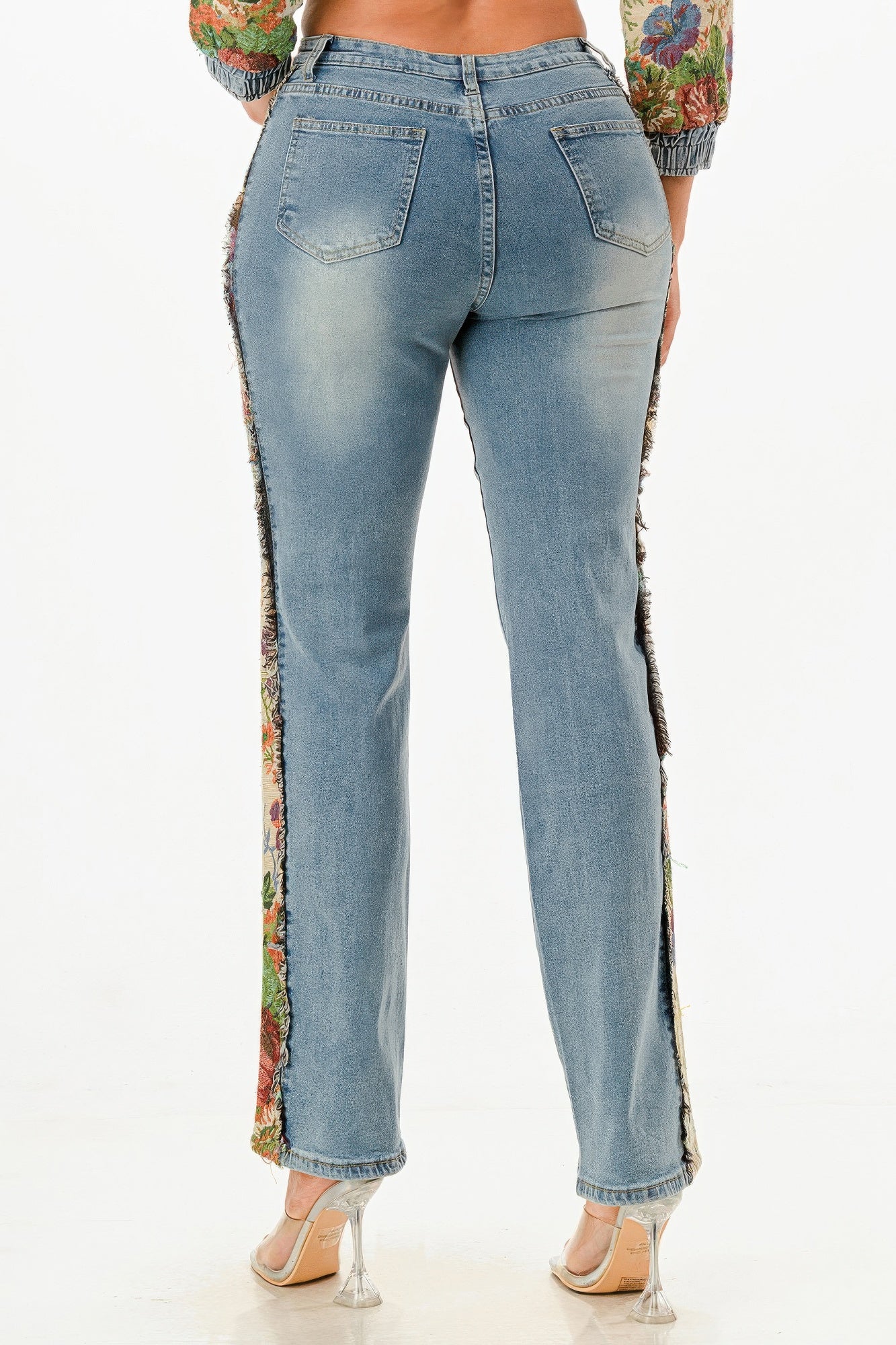 Tapestry Contrast Denim Set         