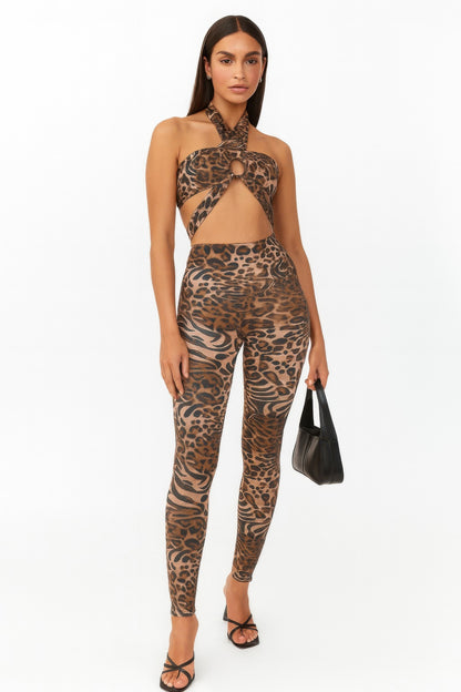 Leopard Cheetah Intertwined Set       