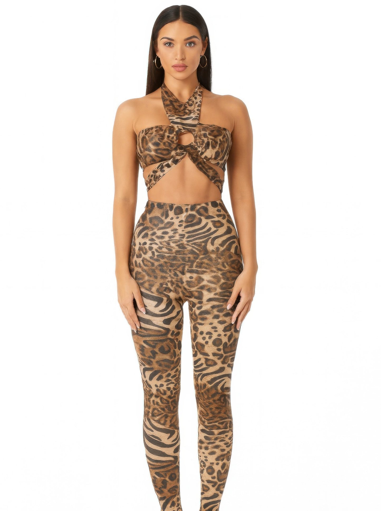 Leopard Cheetah Intertwined Set       