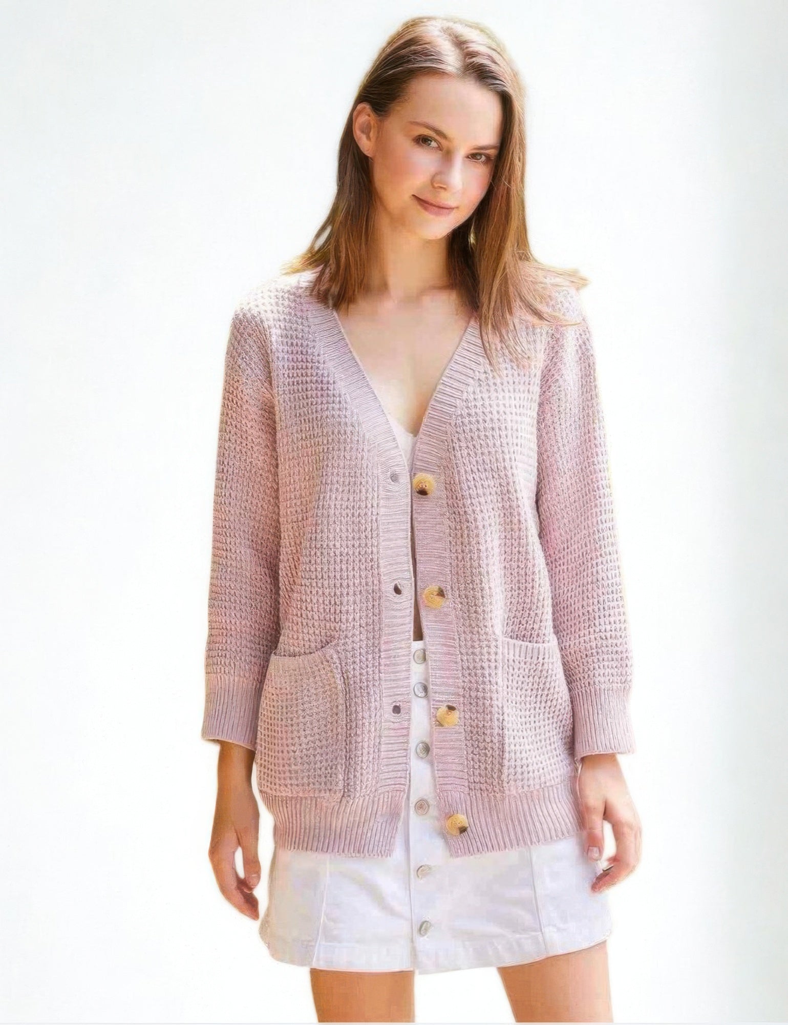 Button Down Knit Cardigan           