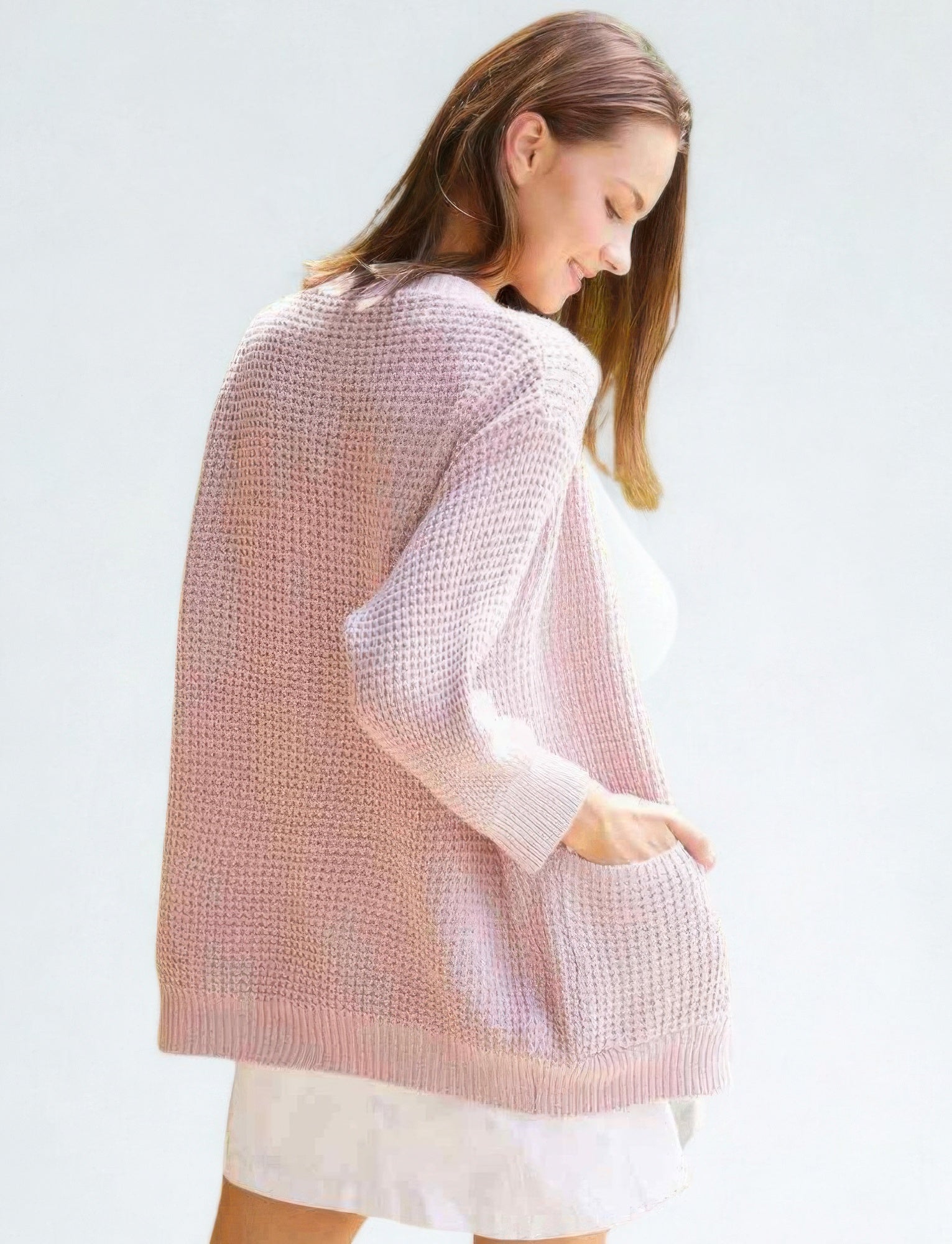 Button Down Knit Cardigan           