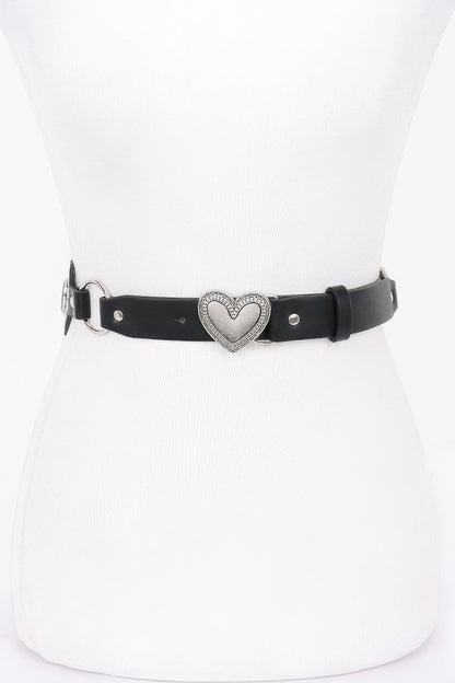 Multi Metal Vintage Pu Belt