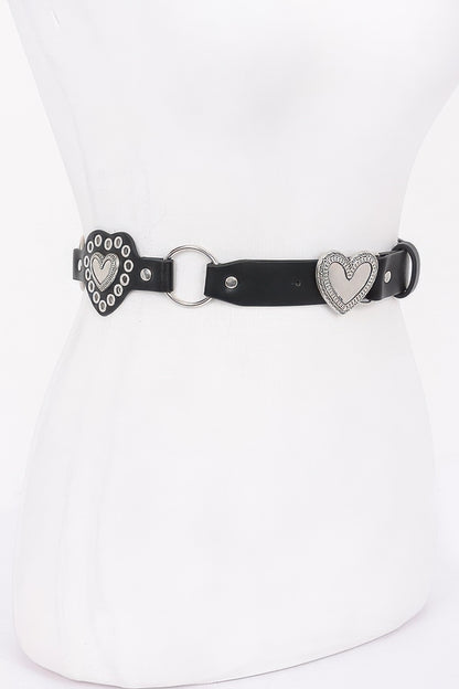 Multi Metal Vintage Pu Belt