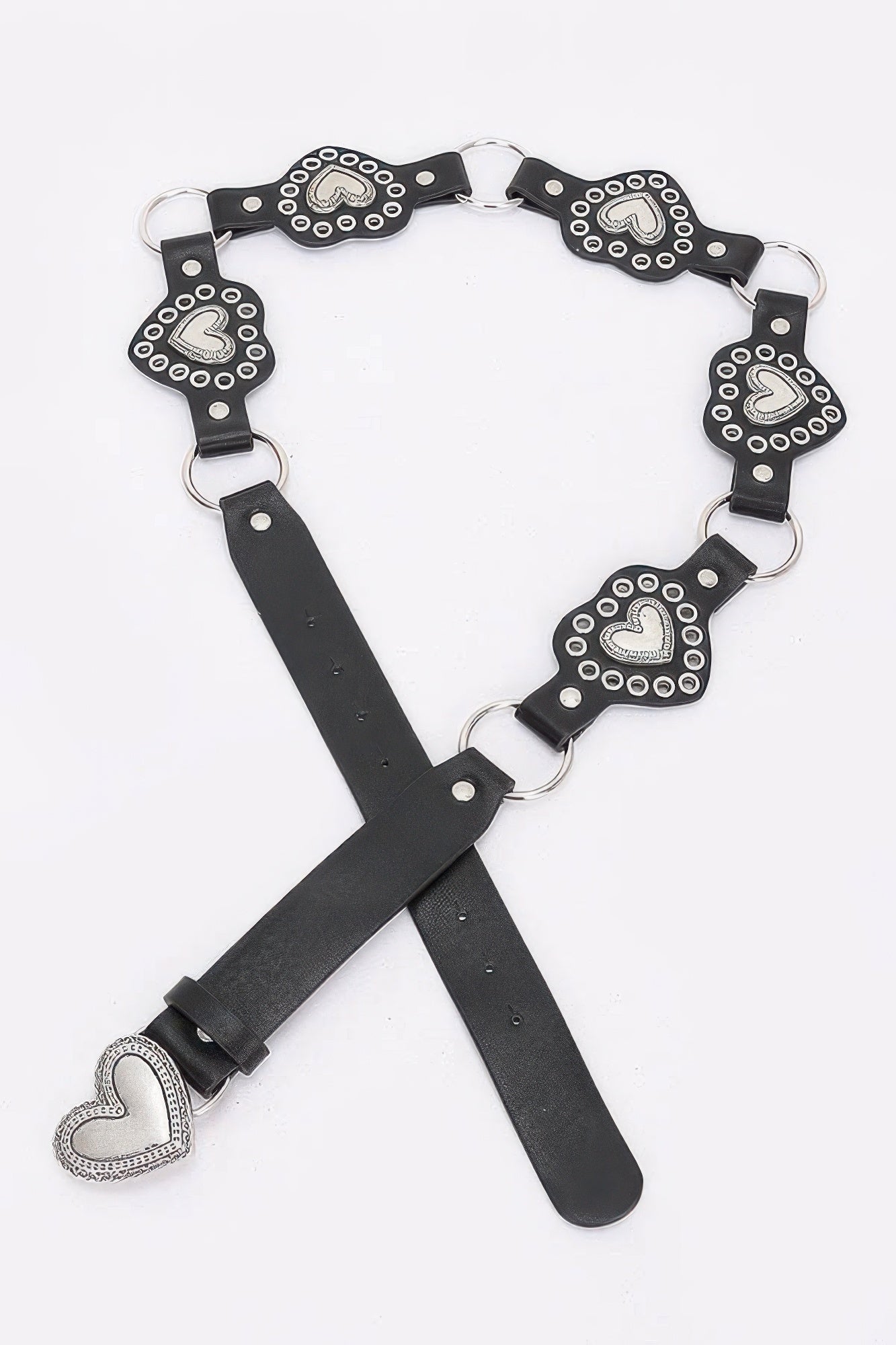 Multi Metal Vintage Pu Belt