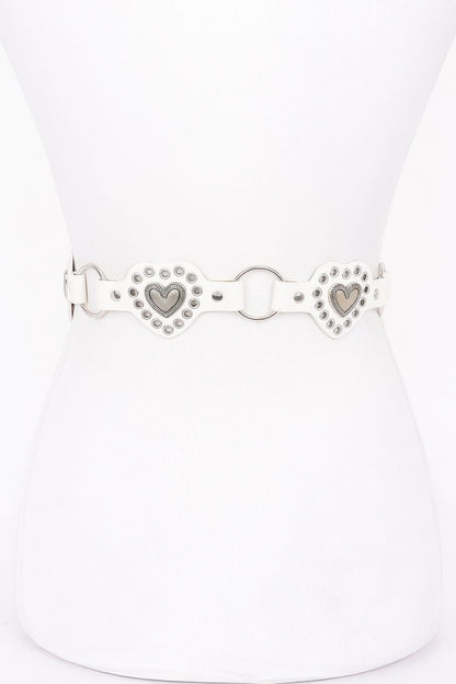 Multi Metal Vintage Pu Belt