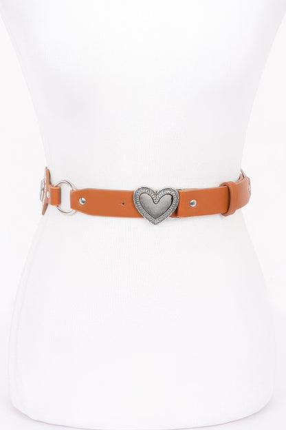 Multi Metal Vintage Pu Belt