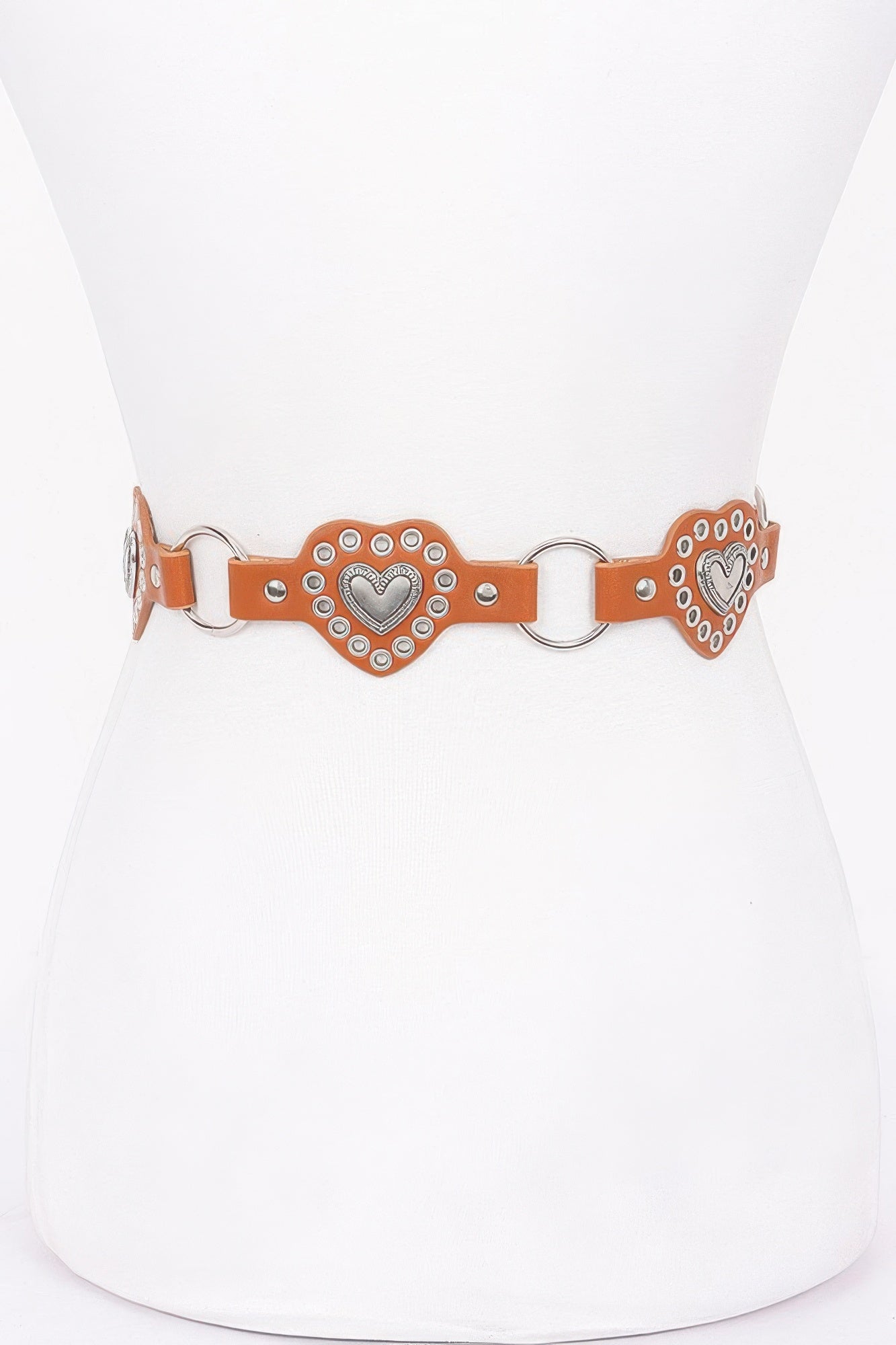 Multi Metal Vintage Pu Belt