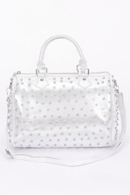 Rhinestone Studded Bowling Bag