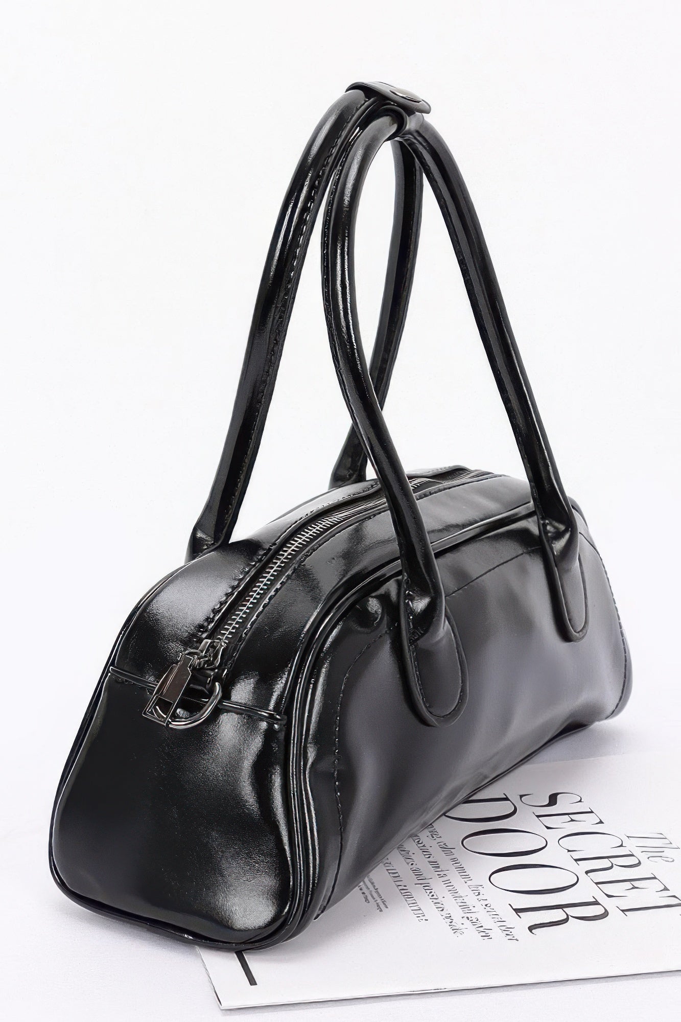 Faux Leather Sport Bag
